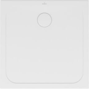 Villeroy & Boch Duschwanne LIFETIME Plus, quadratisch, Keramik, Weiß, B/T/H: 90 x 90 x 3,5 cm, mit Antirutsch-Funktion - Bild 1