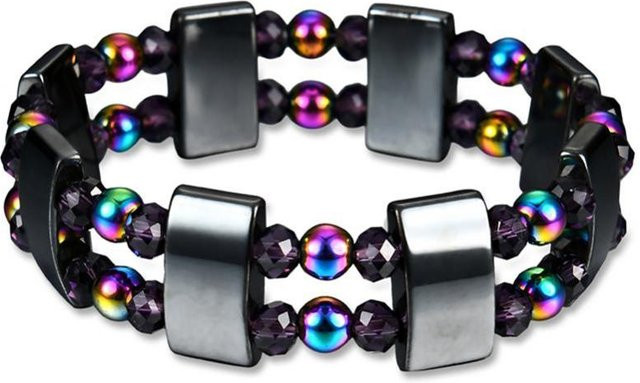 Armband Hämatit, mehrfarbig, Unisex - Bild 1