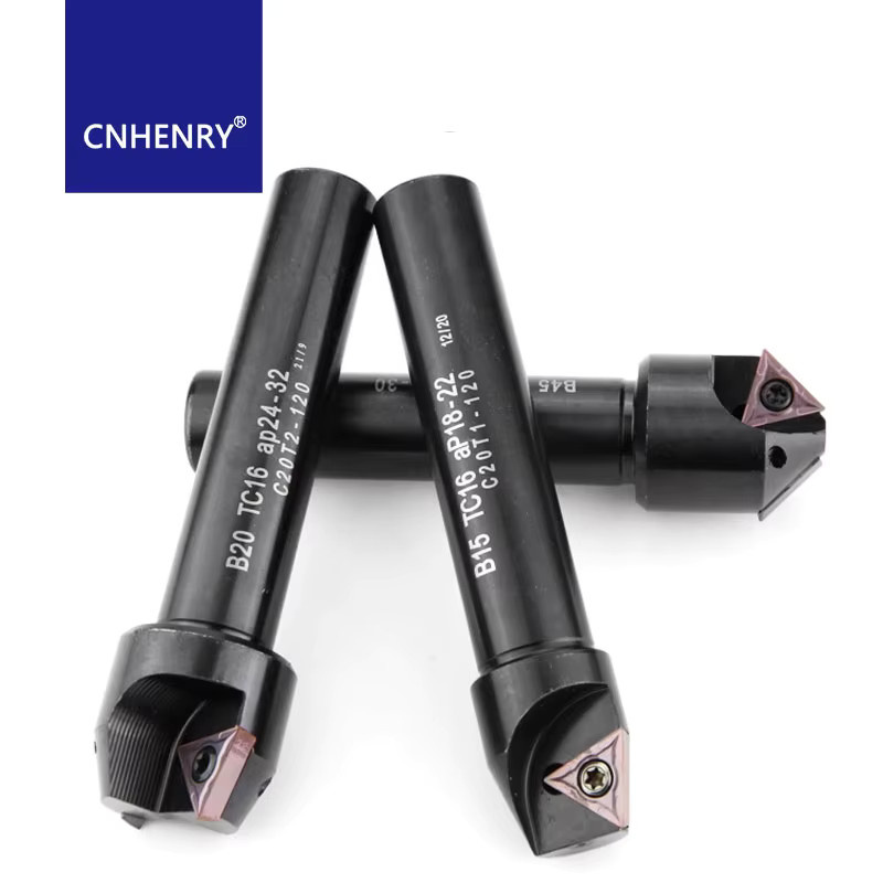 CNHENRY Fasenwerkzeughalter TC09 TC11 TC16 B30 B45 B60 für TCMT-Einsatz in Schwarz - Bild 2