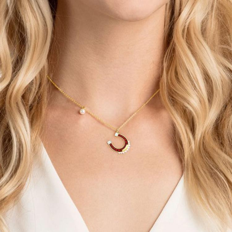 Swarovski Halskette, Rot, Kristall, Damen - Bild 2