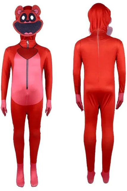 Smiling Critters Cosplay Kostüme, Tier Lila Catnap, Bodysuit Overall Maske, ab 0 Jahren - Bild 1