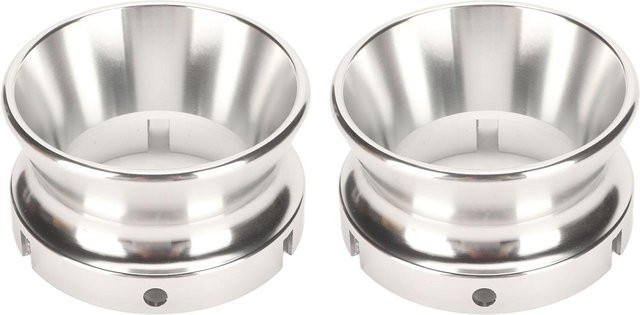 2 Stück Polierte Aluminium NAB-Nabenadapter 10 Zoll in Weiß für Studer, ReVox, Akai und Teac - Bild 1