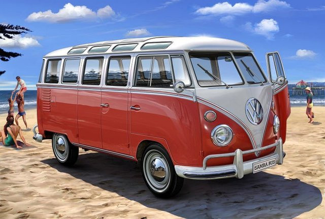 Revell VW T1 Samba Automodell Bausatz, 1:24, ab 8 Jahren - Bild 2