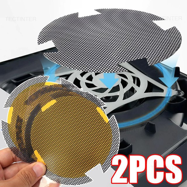 TECTINTER Staubfilter für PS5 Slim und PS5 Pro Spielkonsole, schwarze Staubschutz Netzabdeckung für PlayStation 5 Zubehör - Bild 1