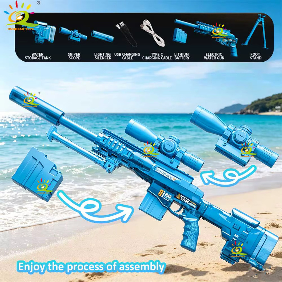 HUIQIBAO Sniper Elektrische Wasserpistole, Hochdruck, Mehrfachschüsse, Große Kapazität - Bild 2