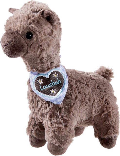 HEUNEC KUMA Lama Lausbub, Plüsch, dunkelbraun, 35cm - Bild 1