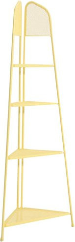 MWH Eckregal Ekko aus Metall in Gelb und Blau, H x B x T: 180 x 48 x 48 cm - Bild 1