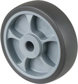BS Gummirad B44.161 Rollen in Grau mit 160 mm Durchmesser - Bild 1