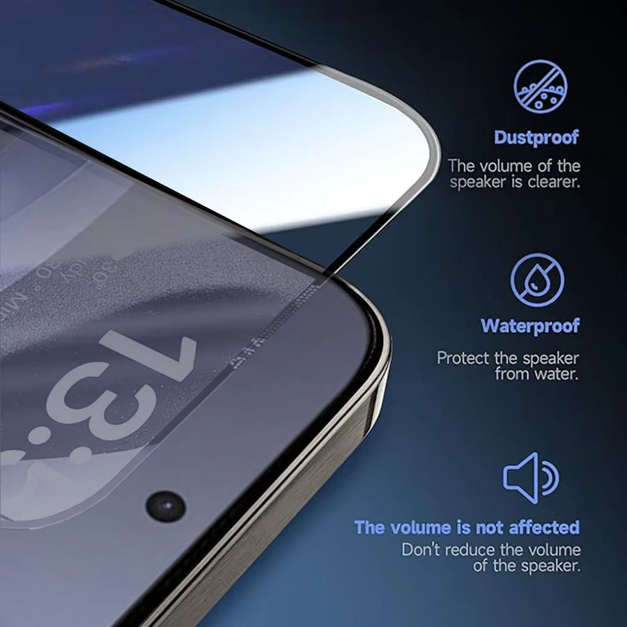 3er-Pack Displayschutz aus gehärtetem Glas für Xiaomi 14T und 17T Pro, transparent mit Staubschutz-Box für einfache Installation - Bild 5
