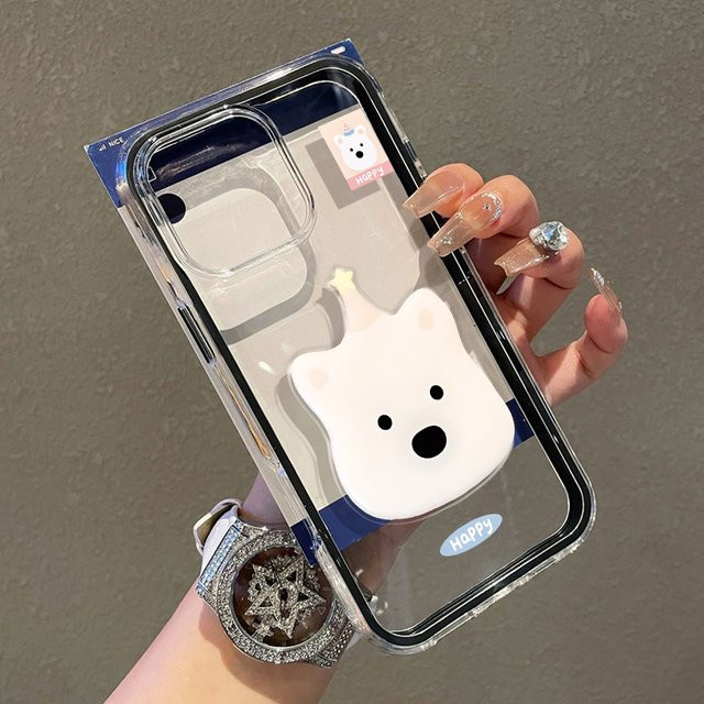 Transparente Handyhülle West Highland White Puppy für Samsung S26 Ultra S25 Plus A55 A56 A57 A35 A36 A37 A16 A17 A26 A06 A07 A05 in Pink - Bild 1