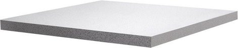 Flex-Well Arbeitsplatte WITO aus Laminat, Dekor grau-weiß-gesprenkelt, B: 150,5 cm, T: 60 cm, H: 2,8 cm - Bild 1