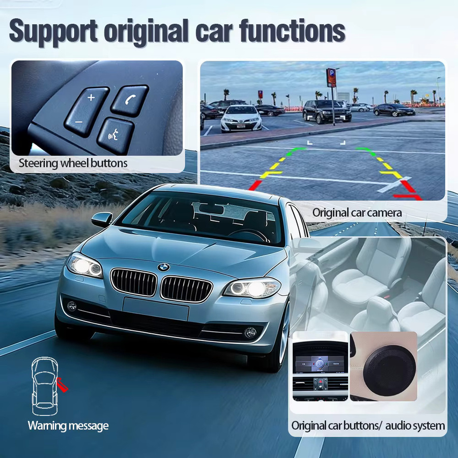 AUTOTOP Kabelloser CarPlay und Android Auto Decoder für BMW EVO NBT CIC CCC Serie 1 2 3 4 5 6 7 X1 X3 X4 X5 X6 E60 E90 E87 E70 F10 F20 F30 F48 in Schwarz - Bild 5
