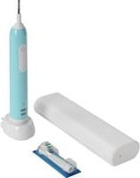 Elektrische Zahnbürste Oral-B Pro 1 Cross Action in Blau mit Reiseetui - Bild 1