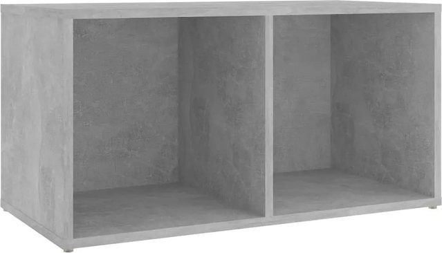 vidaXL TV-Schrank aus Holzwerkstoff in Betongrau, B/T/H: 72 x 35 x 36,5 cm - Bild 1