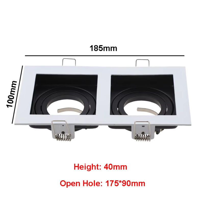 Seiko Aluminium Spot Light Deckenlampe mit austauschbarer GU10 Röhrenfassung in Weiß oder Schwarz - Bild 5