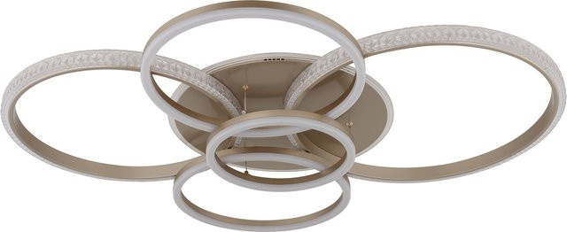Deckenleuchte LORELEI von GLOBO Lighting in Gold/Messing und Beige aus Metall und Acryl - Bild 1