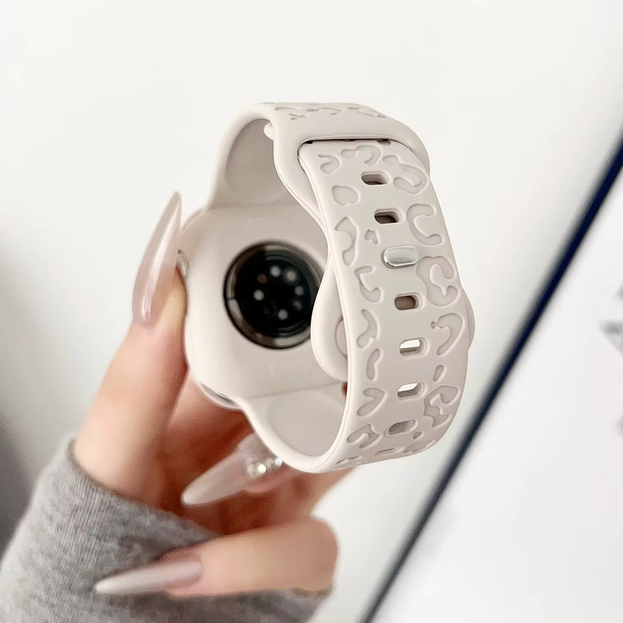 Silikonhülle und Armband für Apple Watch, Schwarz, Unisex - Bild 2