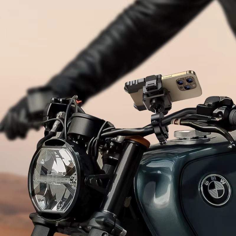 Joyroom Handyhalterung für Motorrad und Fahrrad in Schwarz für Smartphones von 4,7 bis 7 Zoll - Bild 4