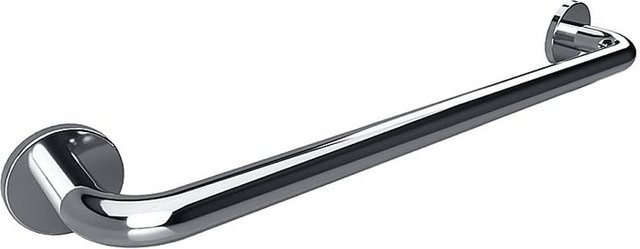 Brillantbad BELP Haltegriff Edelstahl poliert in Silber, B/T/H: 78,0 x 8,0 x 10,6 cm, 120 kg Traglast für Bad und WC - Bild 1