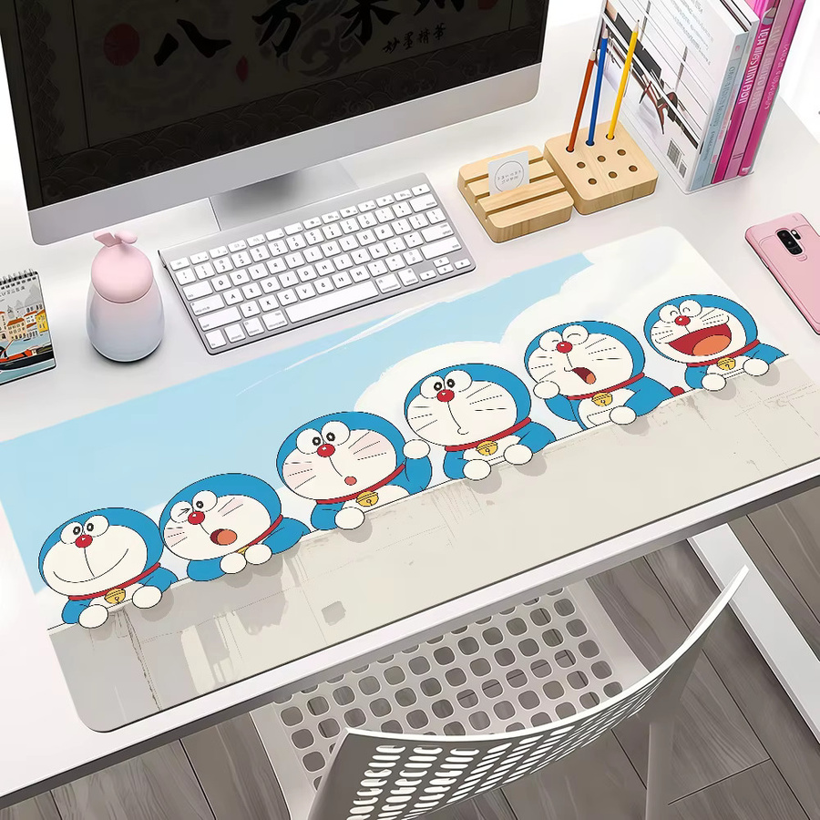 D-Doraemon Movie Nobita Earth Symphony Mauspad, rutschfest und verdickt, großes Gaming-Schreibpad für Büro und Studenten, Multicolour - Bild 5