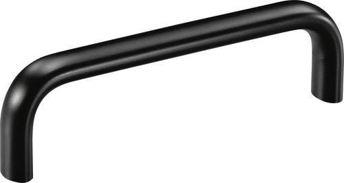 Rohde Maschinengriff MO-26.F112.04 aus Aluminium in Schwarz matt, 2er-Set, L: 12,9 cm, B: 2,6 cm, H: 5,5 cm - Bild 1