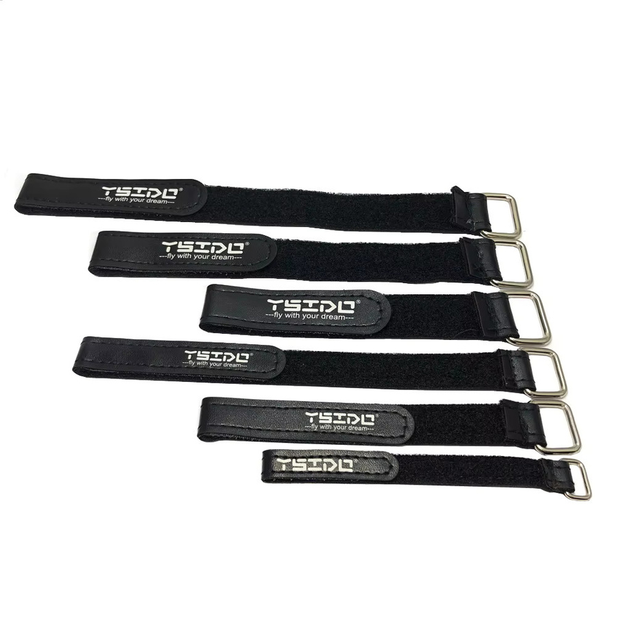 YSIDO Aufkleber Band Nylon Lipo Batterie Strap Gürtel, Schwarz, 5-teiliges Set - Bild 3