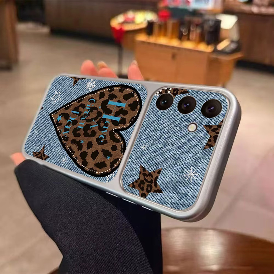 AKABEILA Handyhülle mit Kamera-Fenster im Leopardenmuster für Samsung Galaxy S25 S24 S23 Ultra FE A55 A54 A16 A06 und weitere Modelle, Mehrfarbig - Bild 2