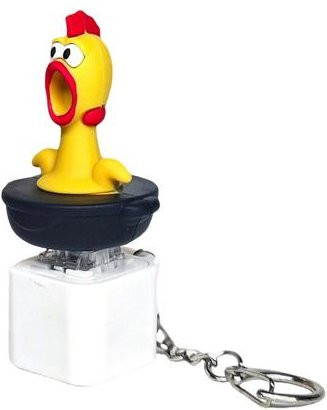 Schlüsselanhänger Hühnchen, Gelbe Ente, Unisex - Bild 1