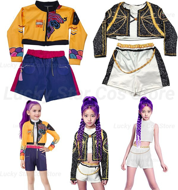 SHIXINGKE Rumi Cosplay K-Pop Krieger Kostüm Set, Mädchen, Plüsch / Textil - Bild 1