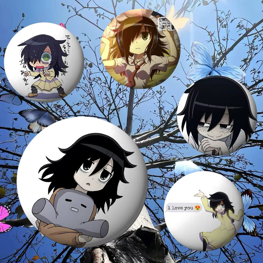 52TOYS Brosche T-Tomoko Kuroki, Weißblech, Metall - Bild 3