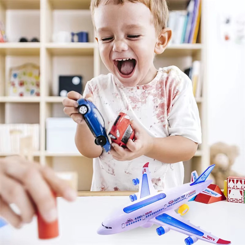 GSF Flugzeugspielzeug, mit Musik und Lichtern, automatische Hindernisvermeidung - Bild 3