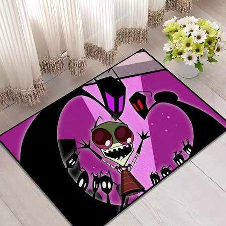 Karpetti Invader Zim Cartoon Fußmatte, rutschfest und waschbar, B/T: 40 x 60 cm, Multicolour
