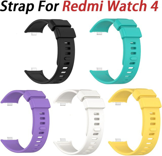Xiaomi Uhrenarmband, Silikon, Schwarz, Unisex, Redmi Watch 4 - Bild 1