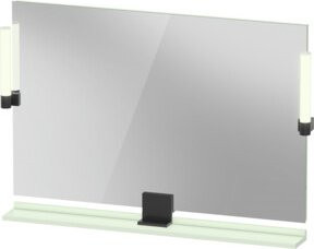 Duravit Sivida LED-Badspiegel in Weiß mit Dimmer und Bewegungssensor, B: 105 cm, H: 65 cm, T: 3,6 cm - Bild 1