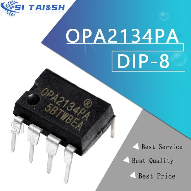 5 Stück Si Tai&SH Operationsverstärker Set opa2134pa opa2132 opa2134 dip-8 opa134pa opa604ap opa604 opa2604ap opa2604 dip opa2134ua opa2132ua opa2604au sop in Schwarz - Bild 1