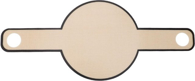 CosyHome Silikon-Backmatte mit langem Griff als Brotschlinge, beige, antihaftbeschichtet, rund - Bild 1