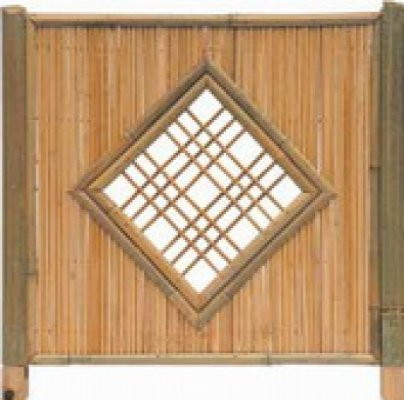 Bambuszaun Beijing Sichtschutz B: 180 cm, H: 180 cm - Bild 1