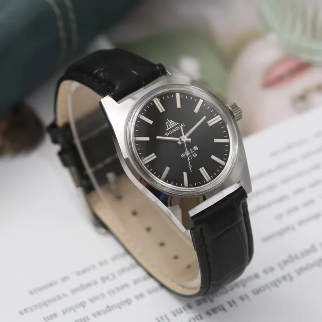 HEIMDALLR Herrenuhr, Edelstahl, Handaufzug, Schwarz, Silber - Bild 1
