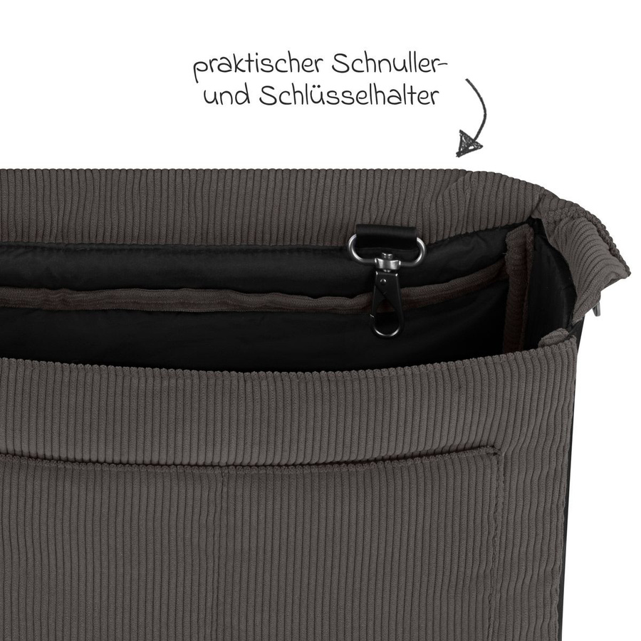 ABC Design Wickeltasche Urban inklusive Wickelunterlage und Zubehör in Almond - Bild 3