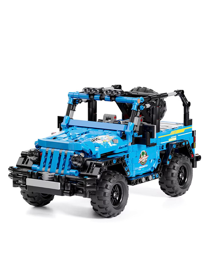 TYCOLE Blau Geländewagen, Bausteine, 876 Teile - Bild 5