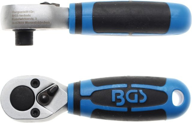 BGS Bit-Knarre mit 1/4 Zoll Antrieb für 6,3 mm Bits in Blau - Bild 2