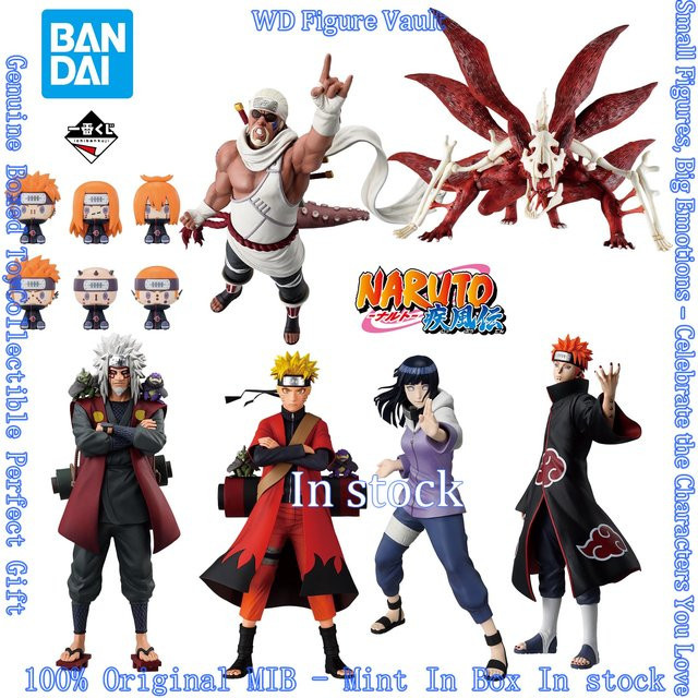 Bandai Naruto Shippuden Jiraiya Killer Bee Pain Hinata Senjin Mode, Actionfigur - Bild 1