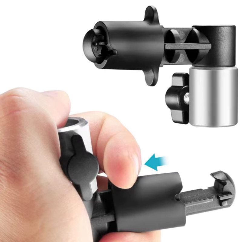 Reflektor Halter Clip Klemme für Foto Video Fotografie Studio Lichtständer in Schwarz - Bild 2