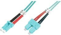 Digitus LWL Patchkabel Duplex LC auf SC Multimode OM3 in Multicolour - Bild 1