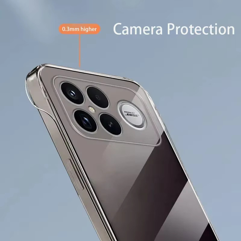 Slim Clear Hard Back Cover für Xiaomi Poco F8 Pro und Poco F8 Ultra 5G, transparent - Bild 2