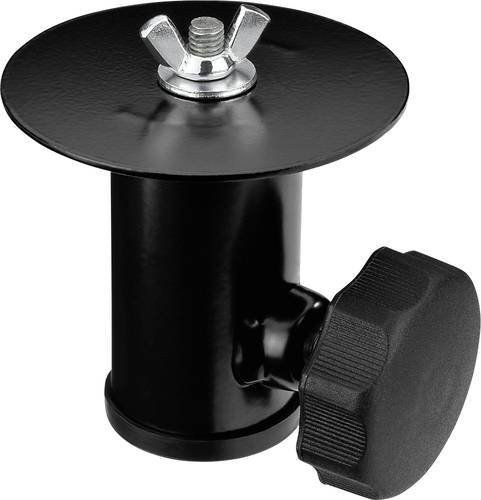 Monacor EBH-47 Stativadapter in Schwarz - Bild 1