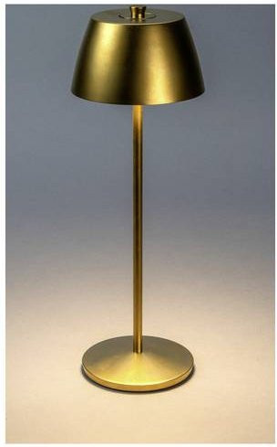 Konstsmide Eze LED-Akku-Tischlampe in Gold/Messing, dimmbar und modern - Bild 1