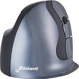 Ergonomische Evoluent VerticalMouse D USB-Vertikalmaus mit 5 Tasten und Scrollrad in Silber - Bild 2