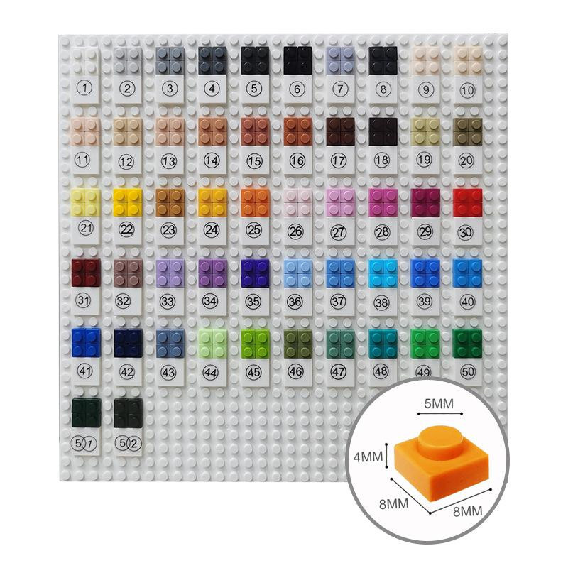 DIY Pixel Art Bausteine, Nachfüllpack, 100-teiliges Set, ab 14 Jahre - Bild 1