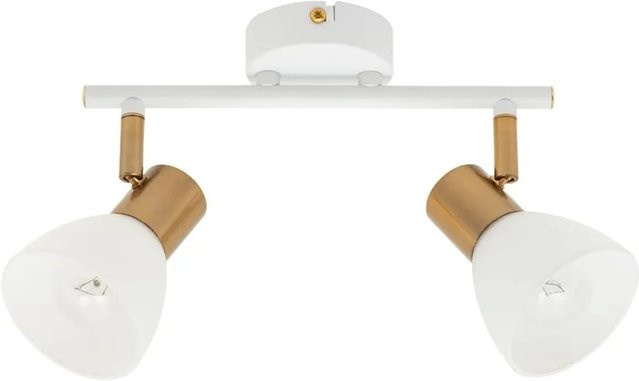 Arte Lamp Küchen Deckenleuchte LED 2-flammig in Weiß aus Metall und Glas mit modernem Design - Bild 1